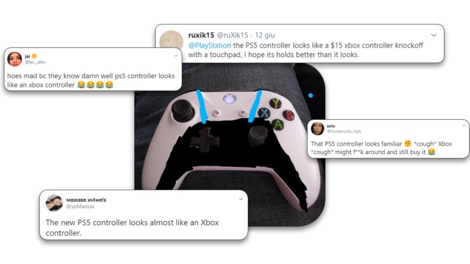 PS5 controller seems like Xbox one